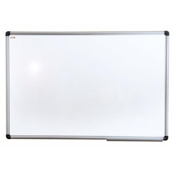 Floortex Dry Erase Board, 36", 24", Aluminum Frame, White FCVPM3624A - main
